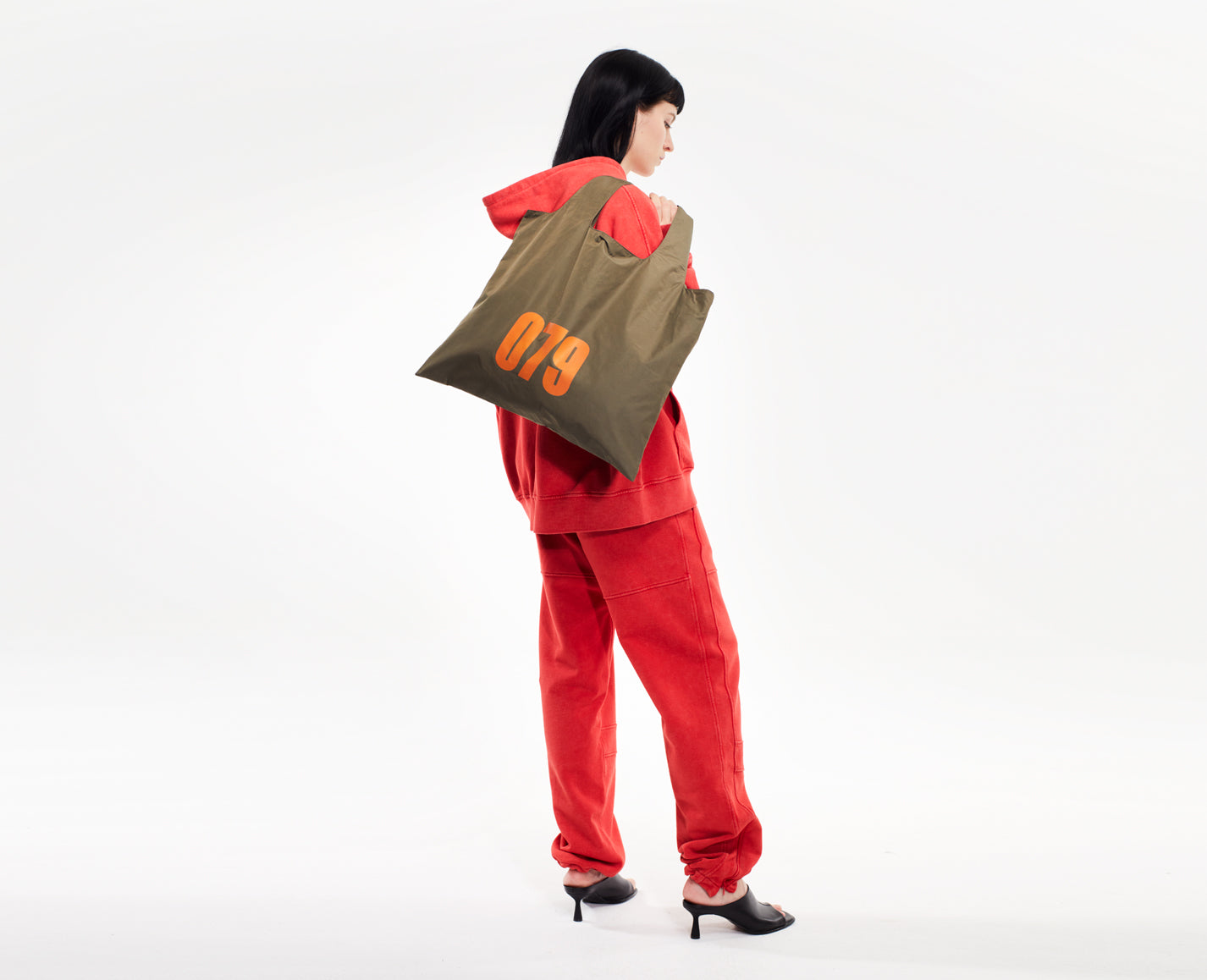Shopping bag, khaki