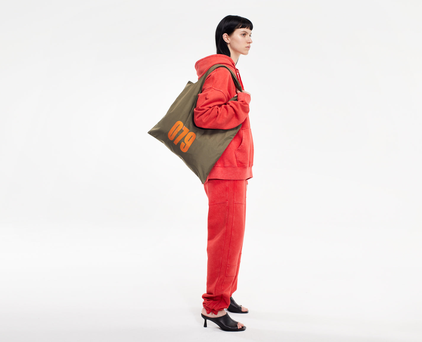 Shopping bag, khaki