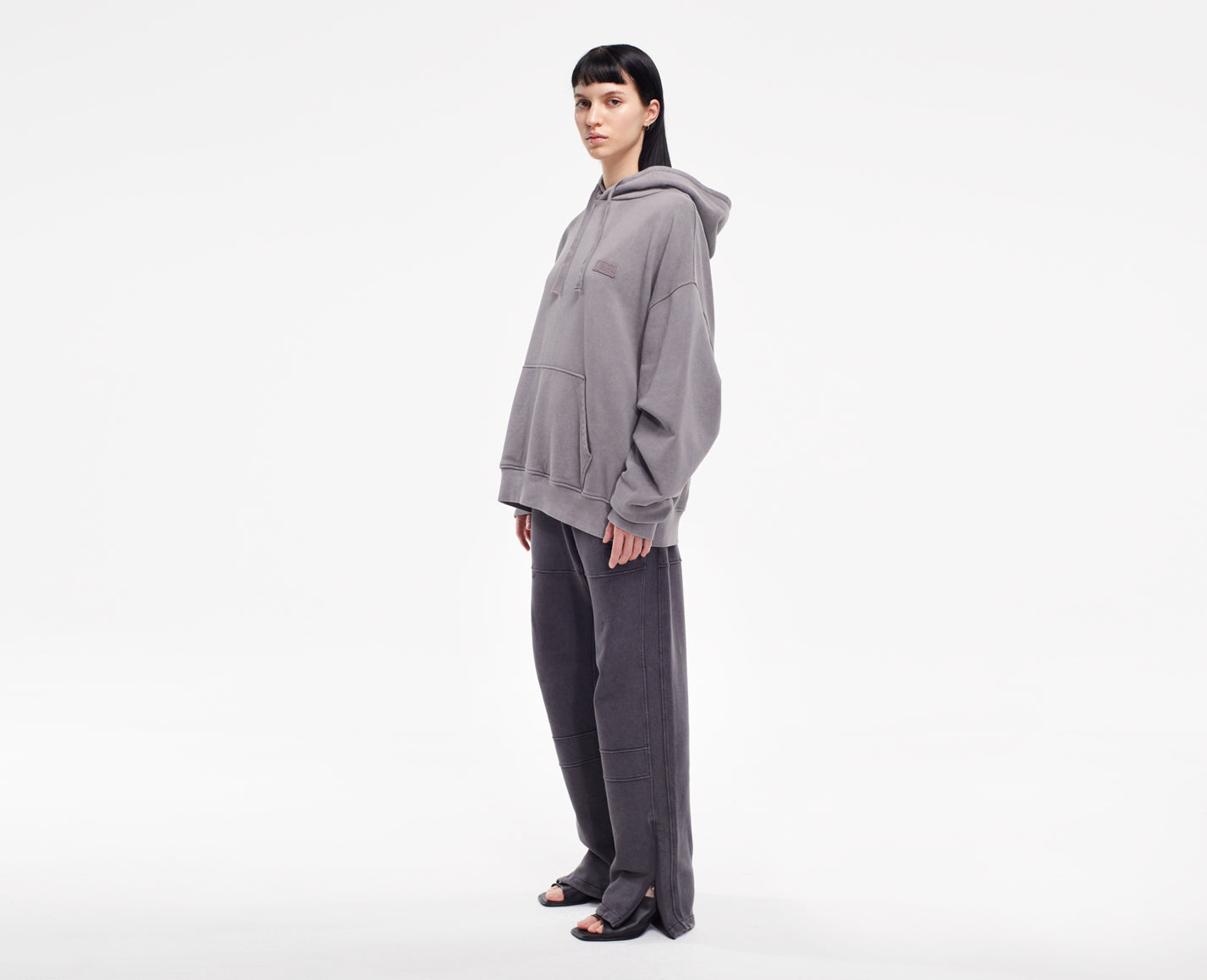 Women's hoodie, grey