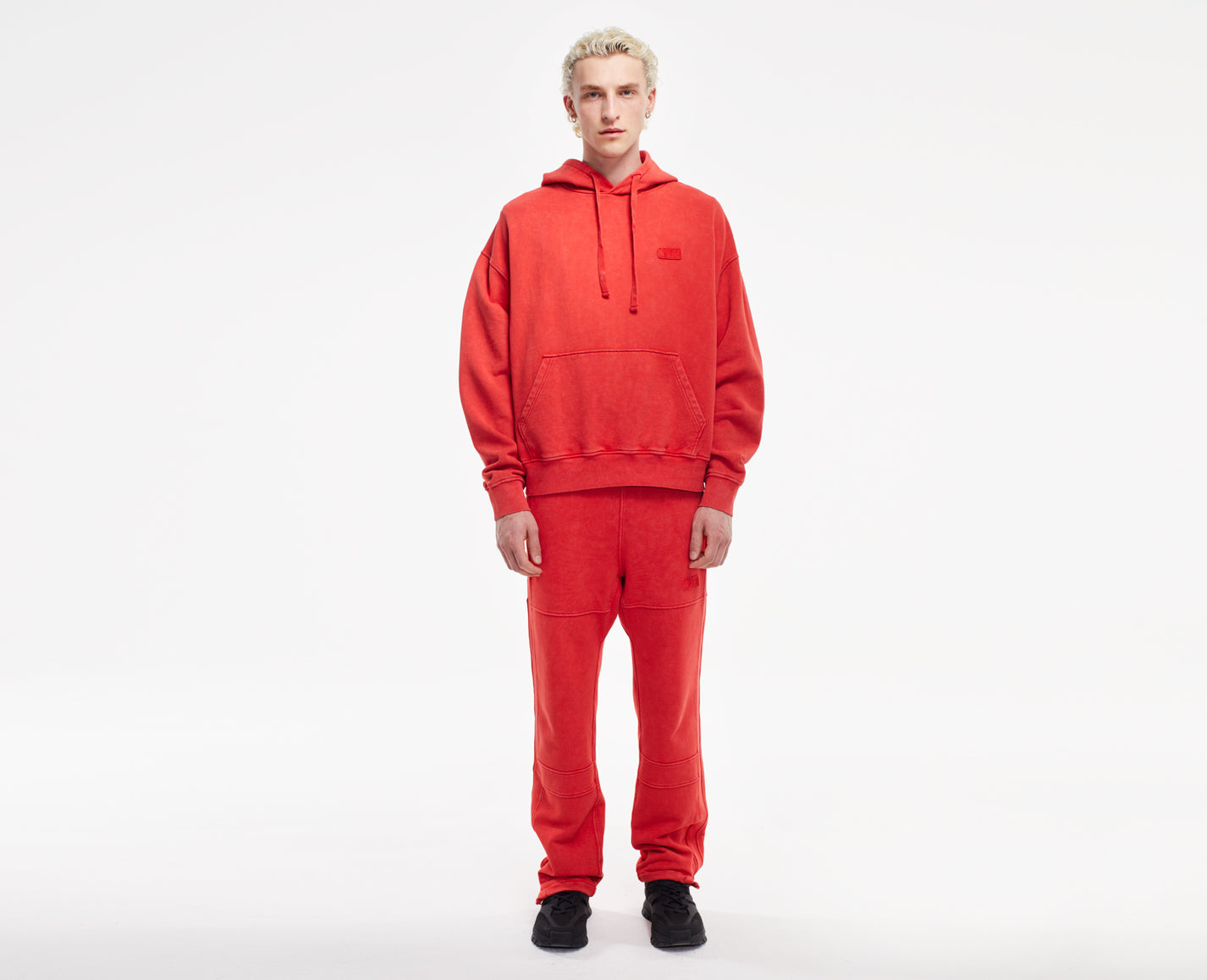Herren Sweathose, rot