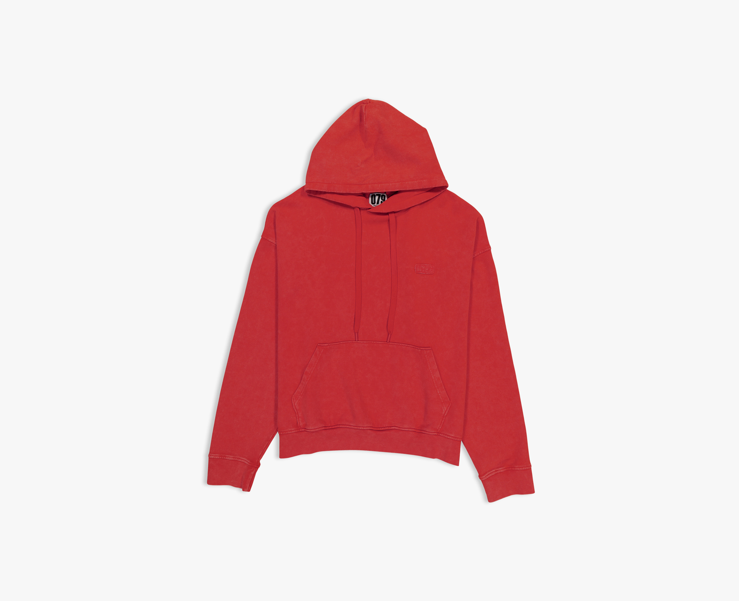 Herren Kapuzenpullover, rot Oversize