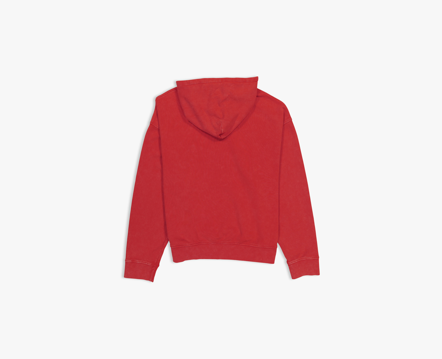 Herren Kapuzenpullover, rot Oversize
