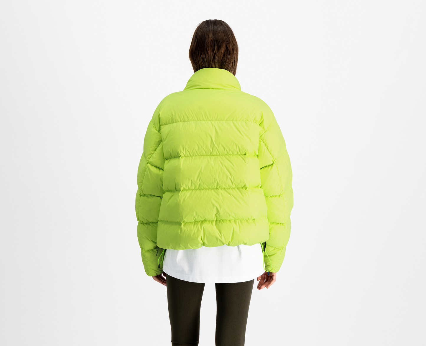 Women's down jacket, lime