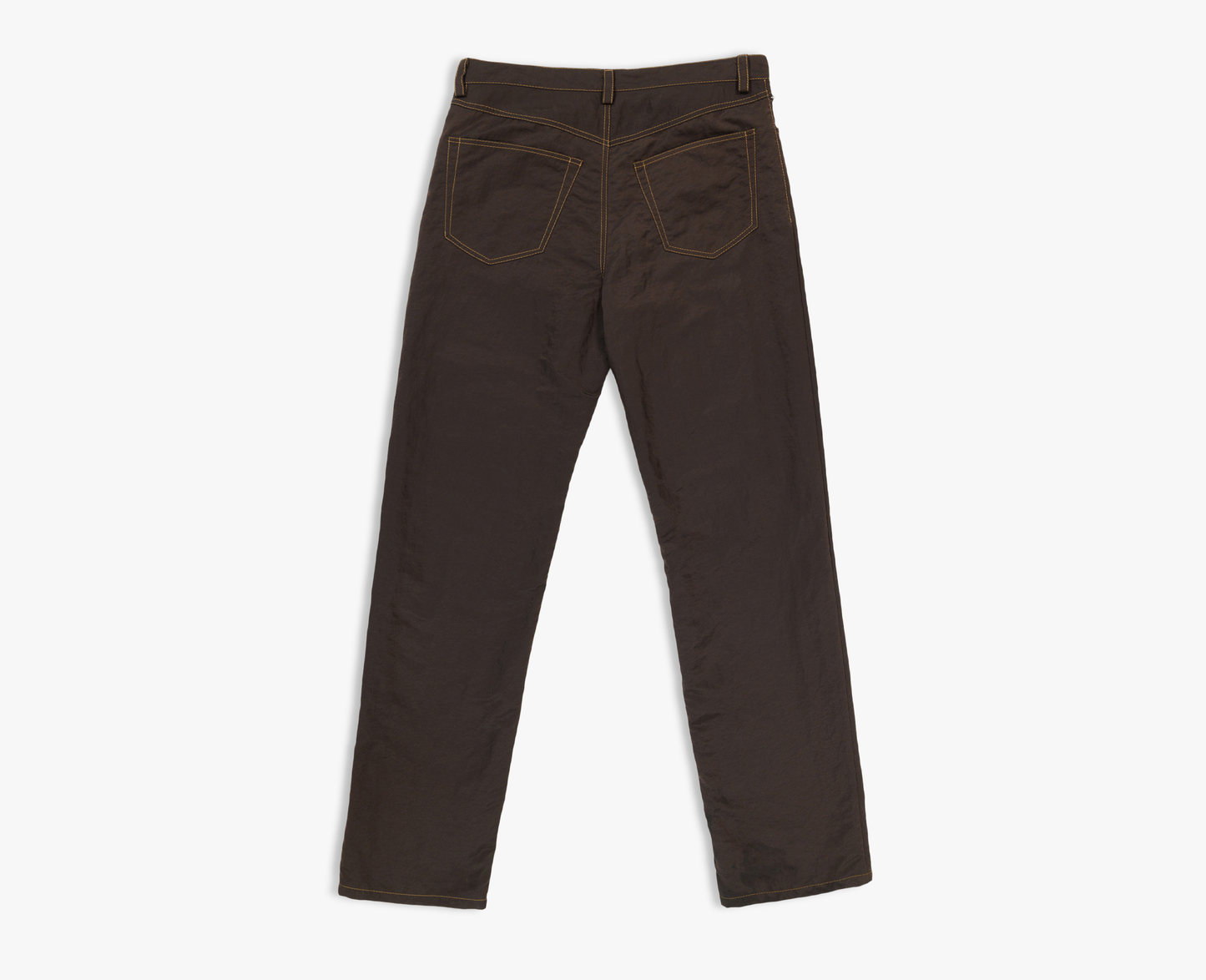 Men's nylon jeans, brown