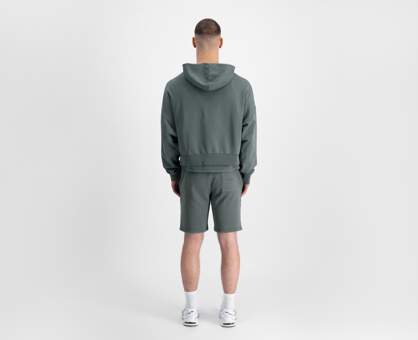 Sweat à capuche 079 pour homme, sauge