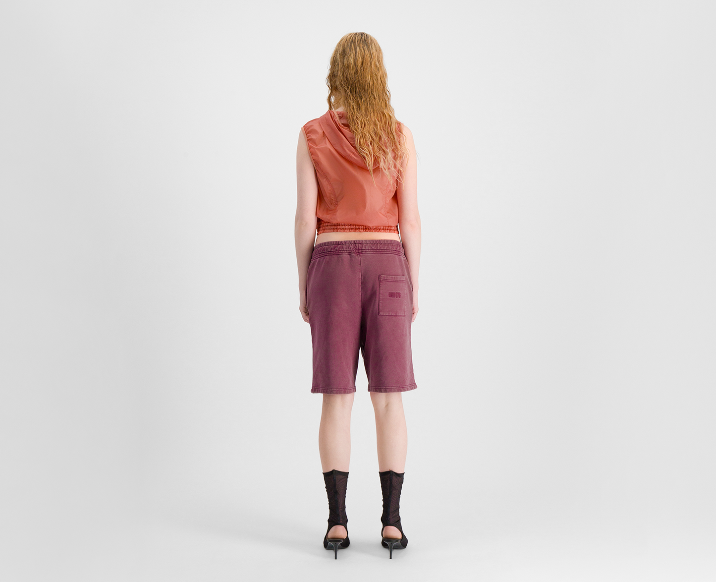 Women's 079 Sweat shorts, burgundy