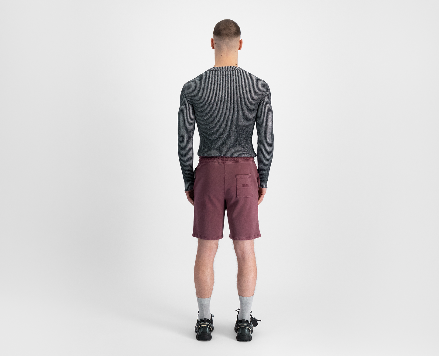 Men's 079 sweat shorts, bordeaux
