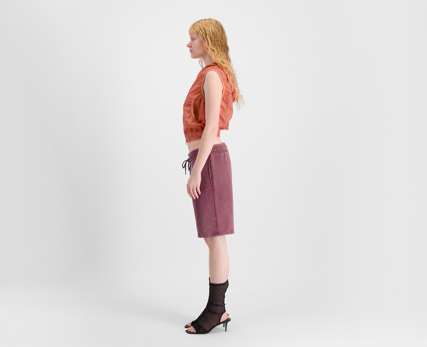 Women's 079 Sweat shorts, burgundy