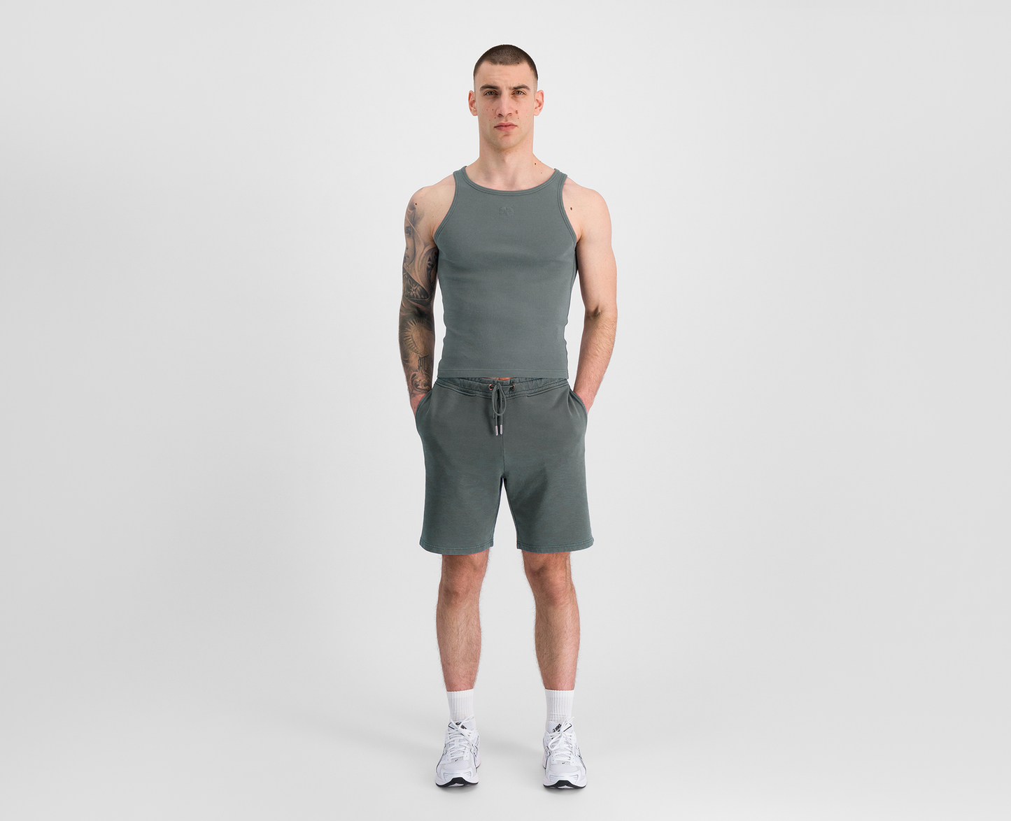 Men's 079 sweat shorts, sage