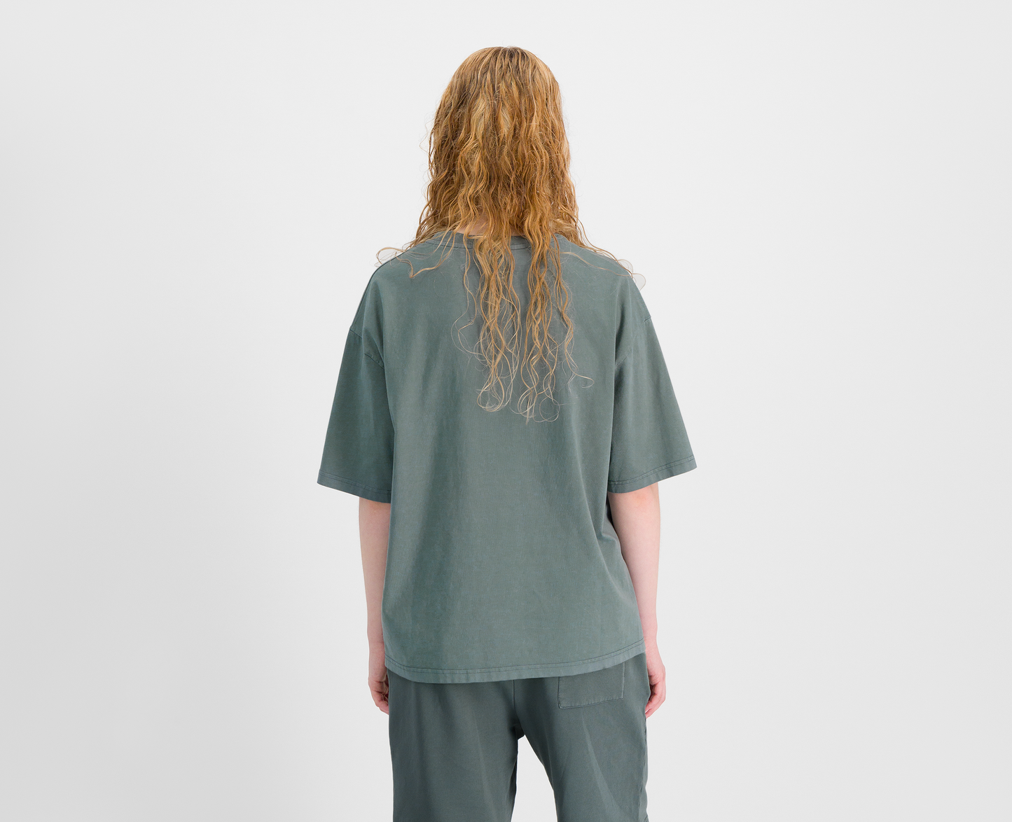 Damen Boxy T-Shirt, salbei