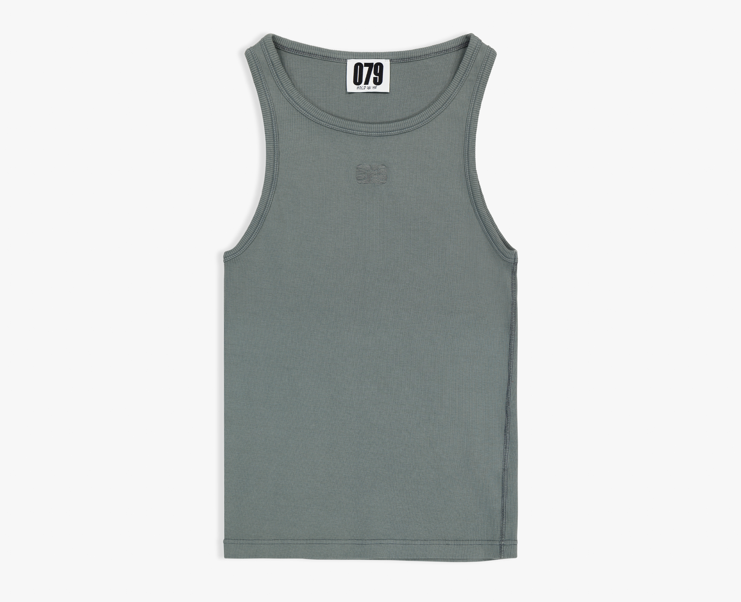 Men's ribbed tank top, sage