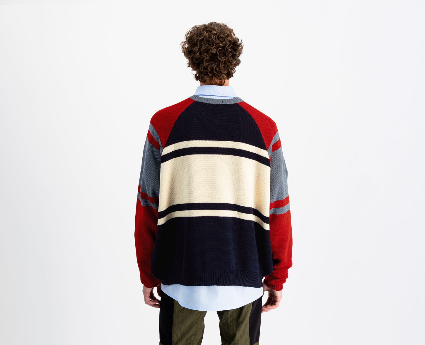 Herren Logo Pullover Oversize