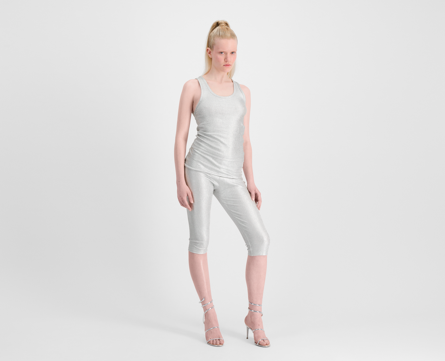 Women's tank top, metallic