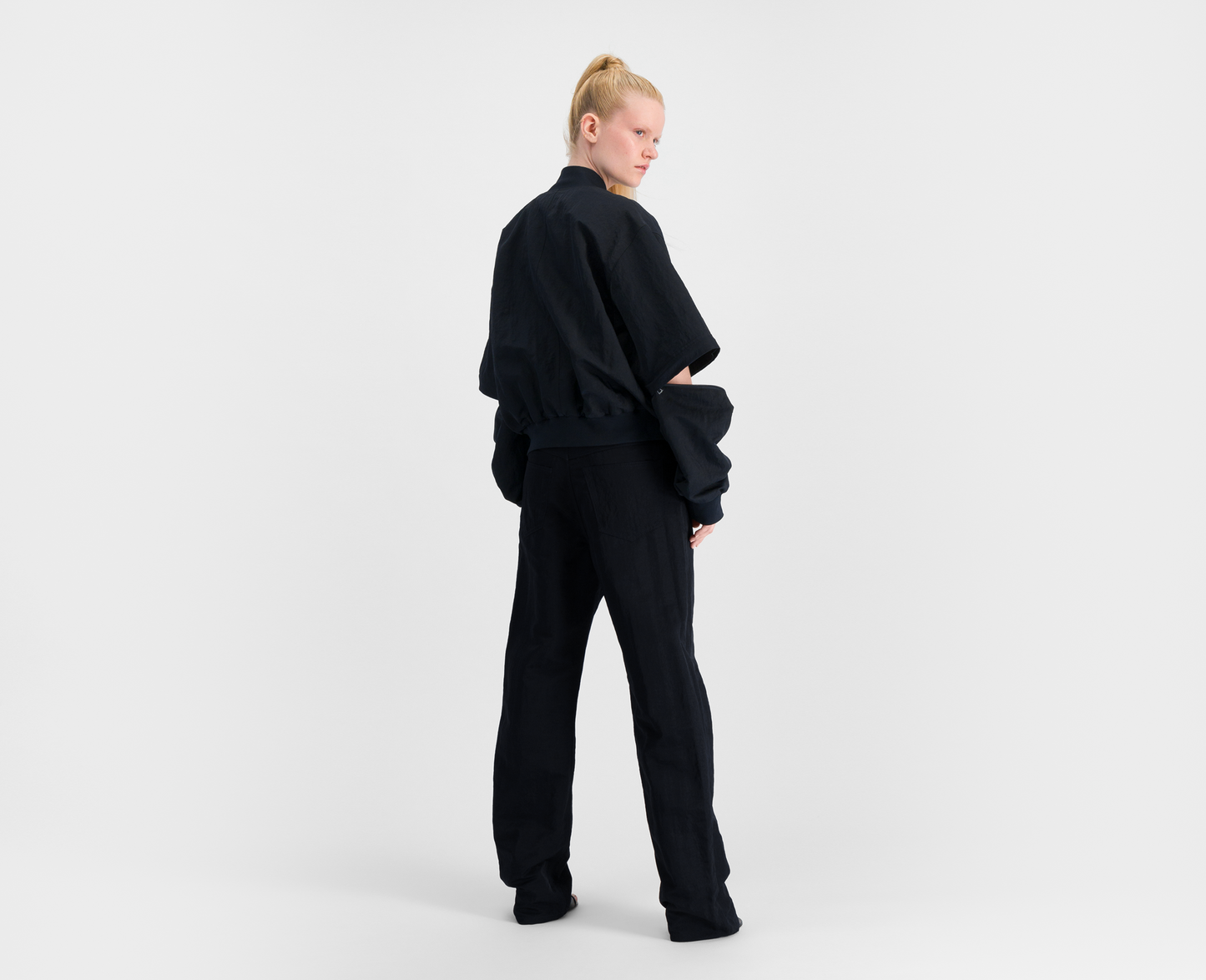 Women's bomber jacket, navy