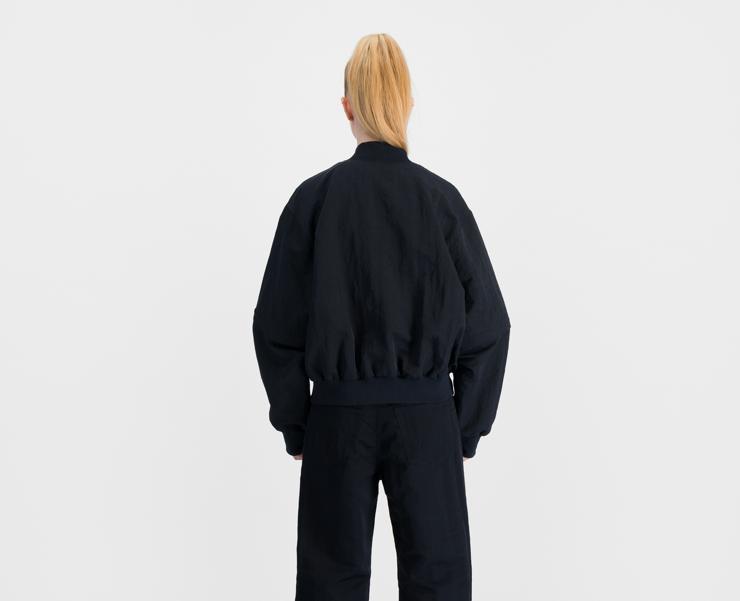 Women's bomber jacket, navy