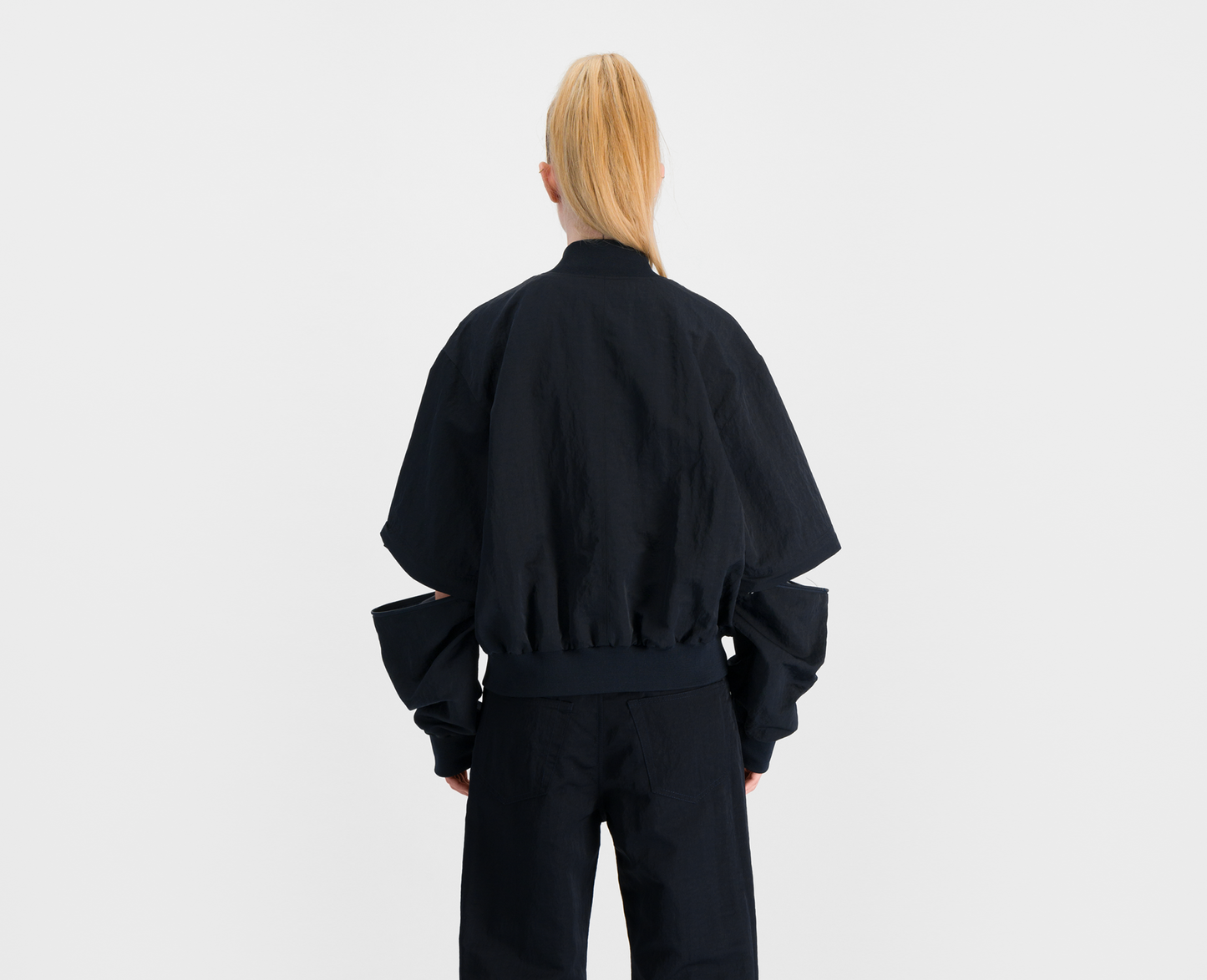 Women's bomber jacket, navy
