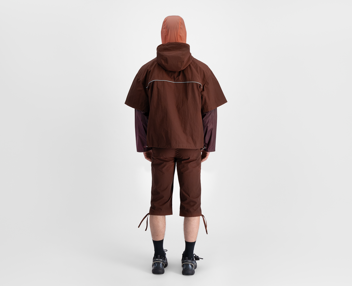 Men's lightweight jacket, bordeaux