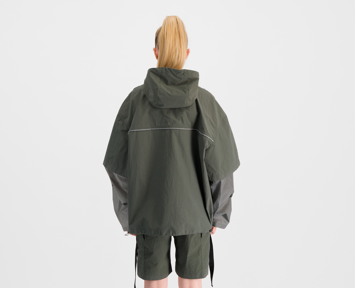 Women's lightweight jacket, khaki/grey