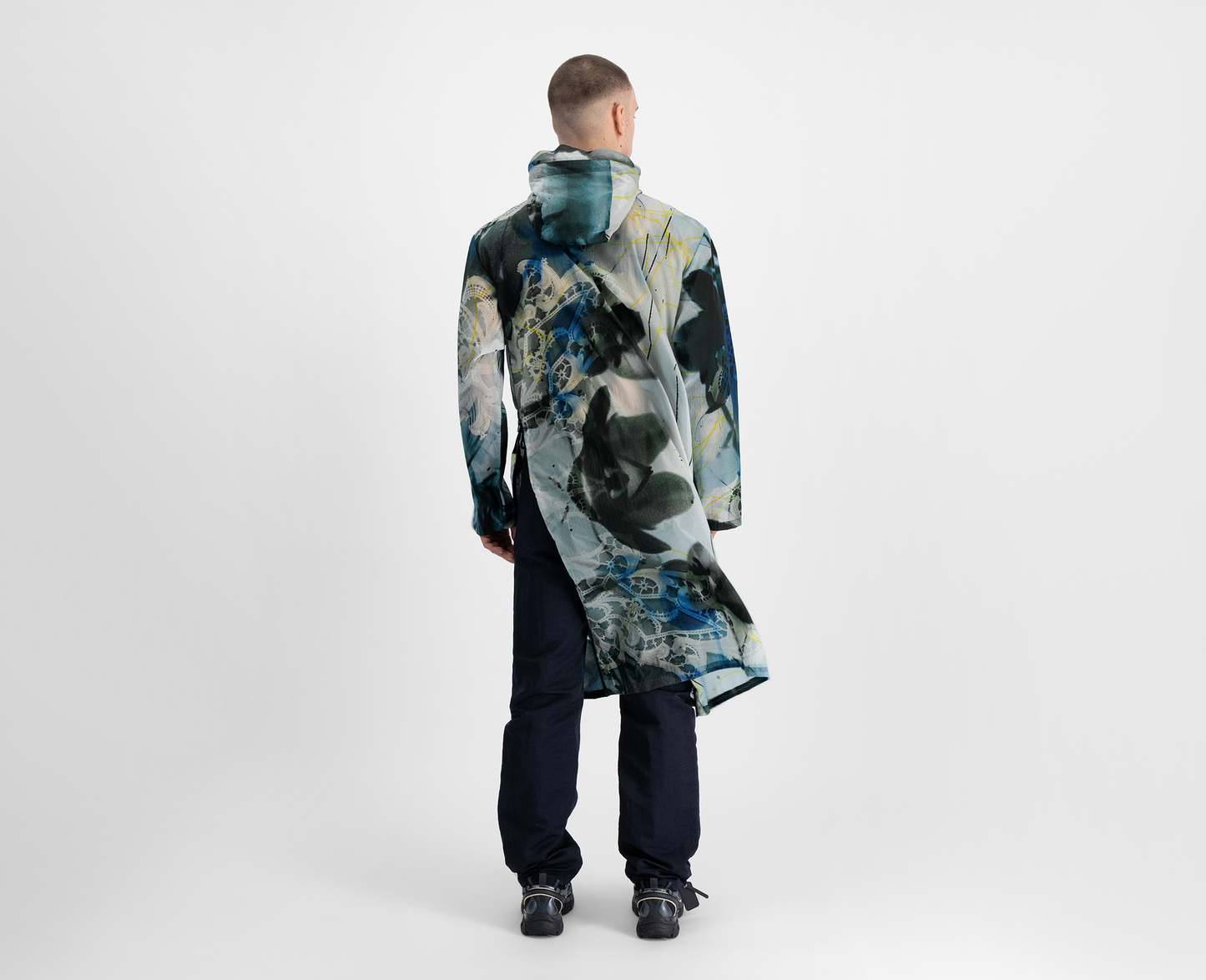 Men's lightweight parka, multi-colored