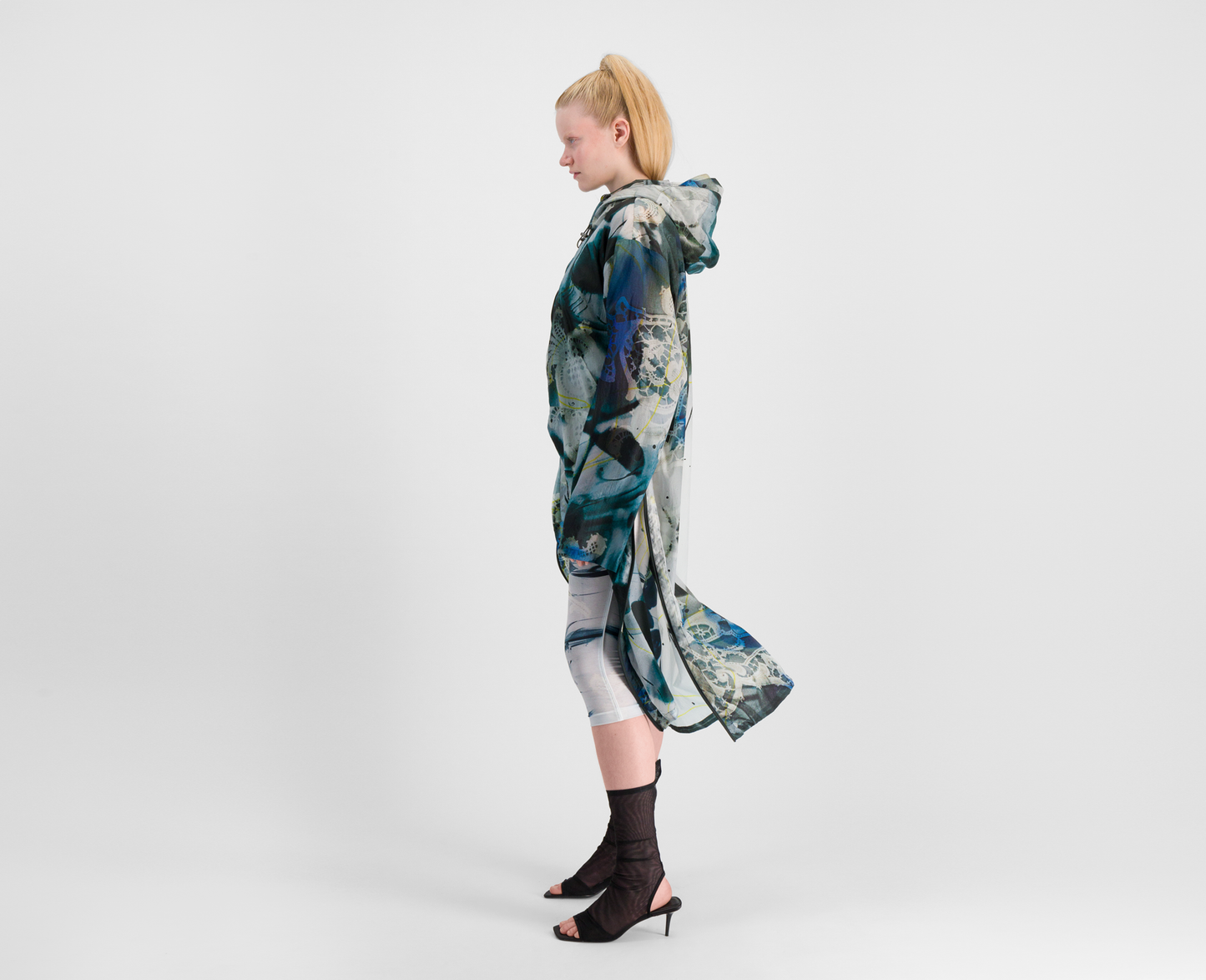 Women's lightweight parka, multicoloured
