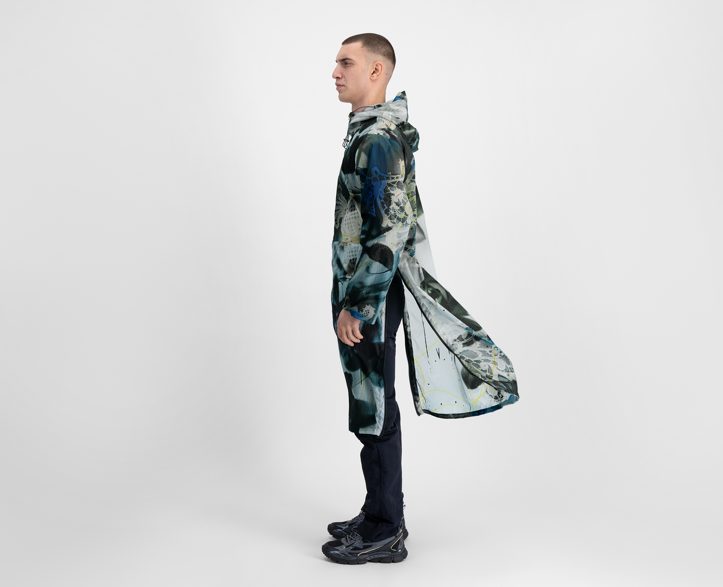 Men's lightweight parka, multi-colored