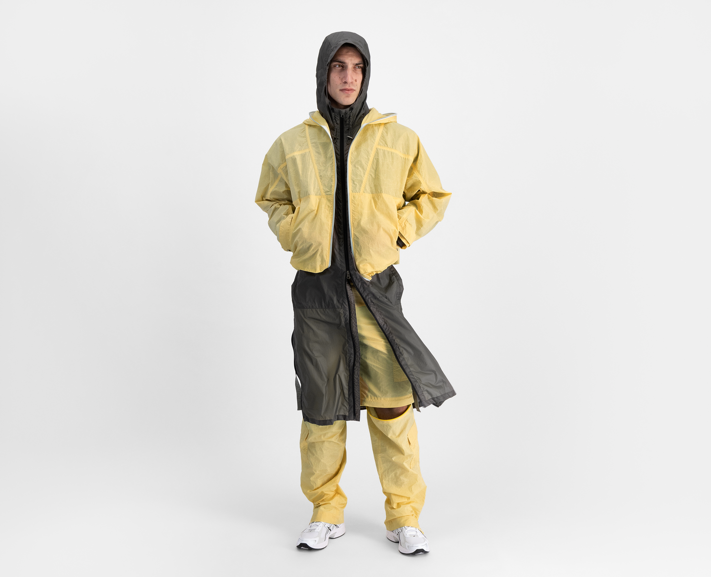 Parka légère pour homme, kaki