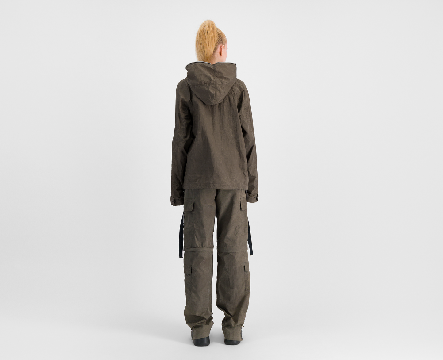 Women's lightweight cargo jacket, brown