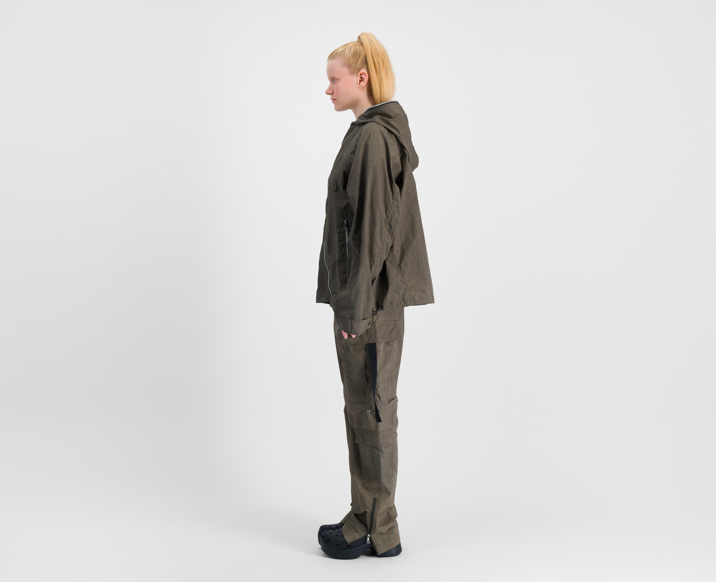 Women's lightweight cargo jacket, brown