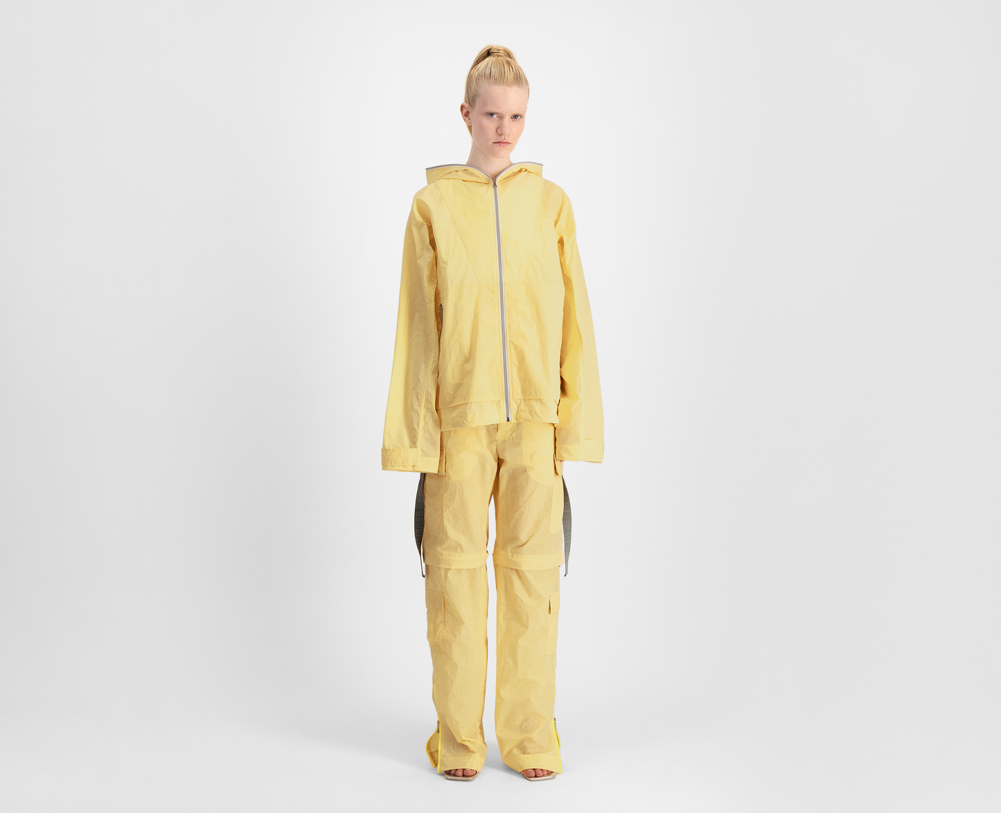 Women's lightweight cargo jacket, yellow