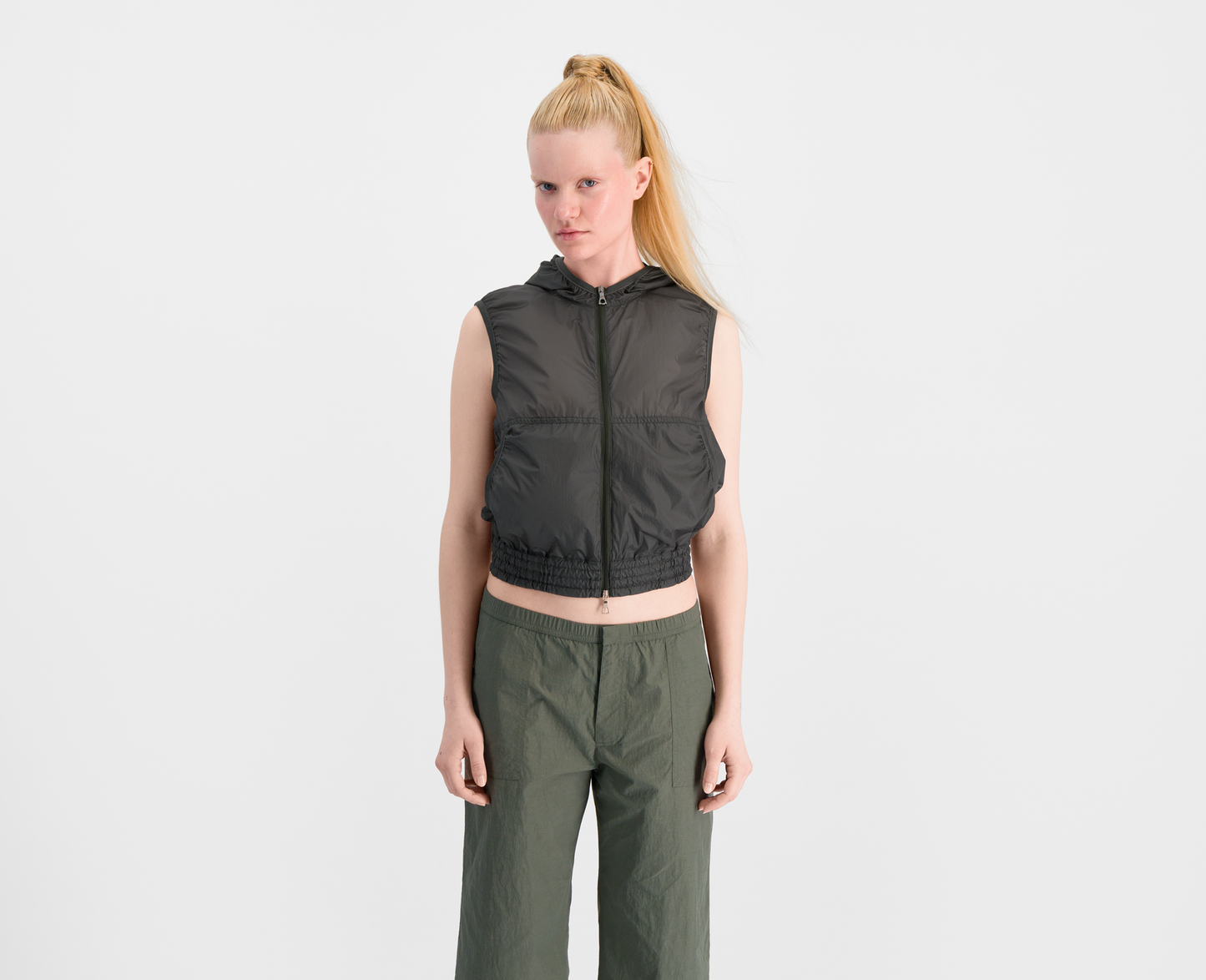 Damen lightweight Cargoweste, khaki
