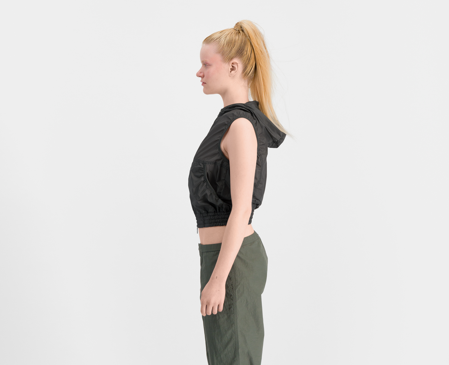 Damen lightweight Cargoweste, khaki