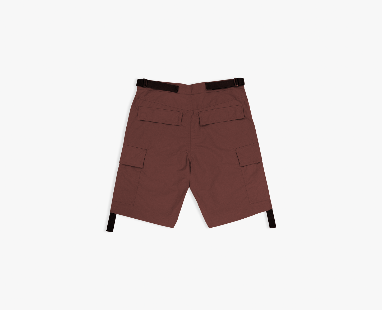 Women's cargo shorts, burgundy