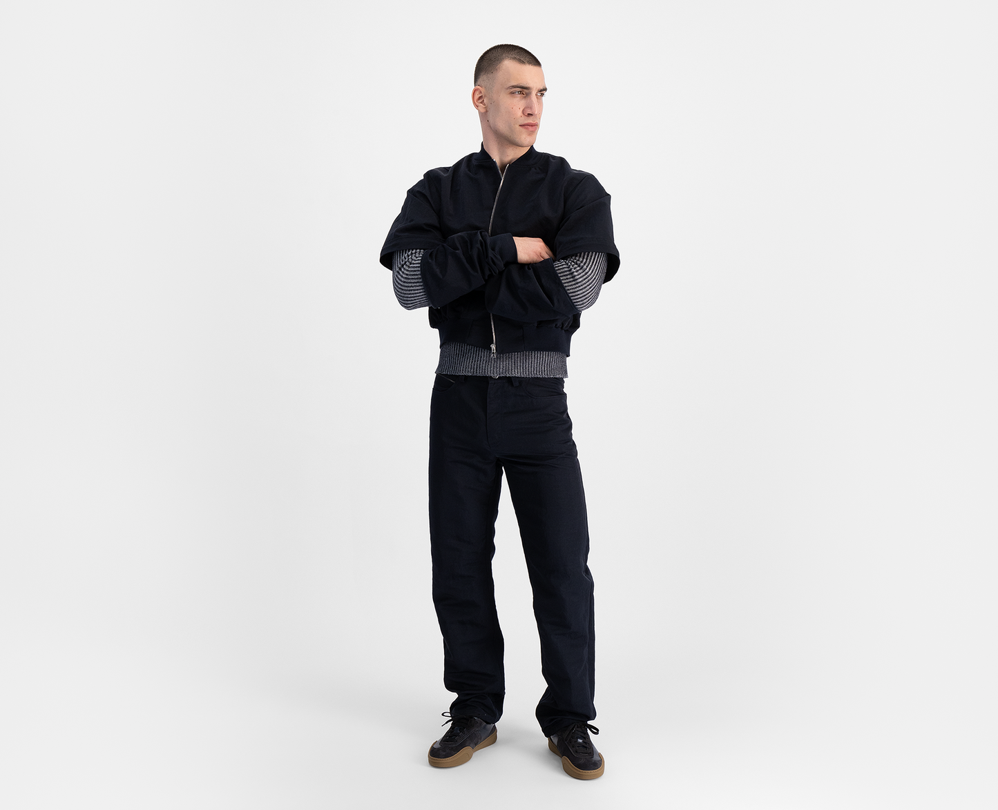 Pantaloni da uomo a 5 tasche, navy