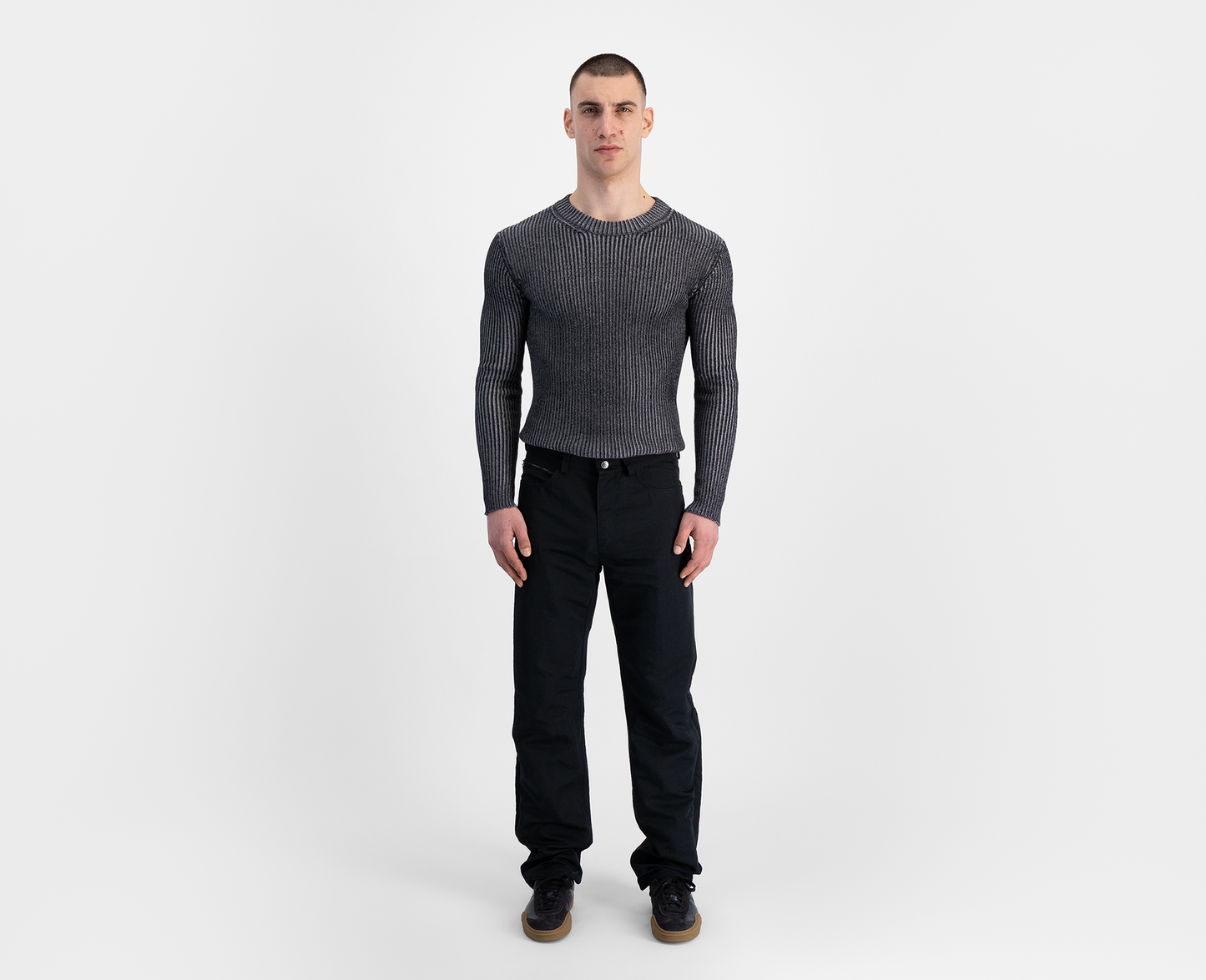 Pantaloni da uomo a 5 tasche, navy