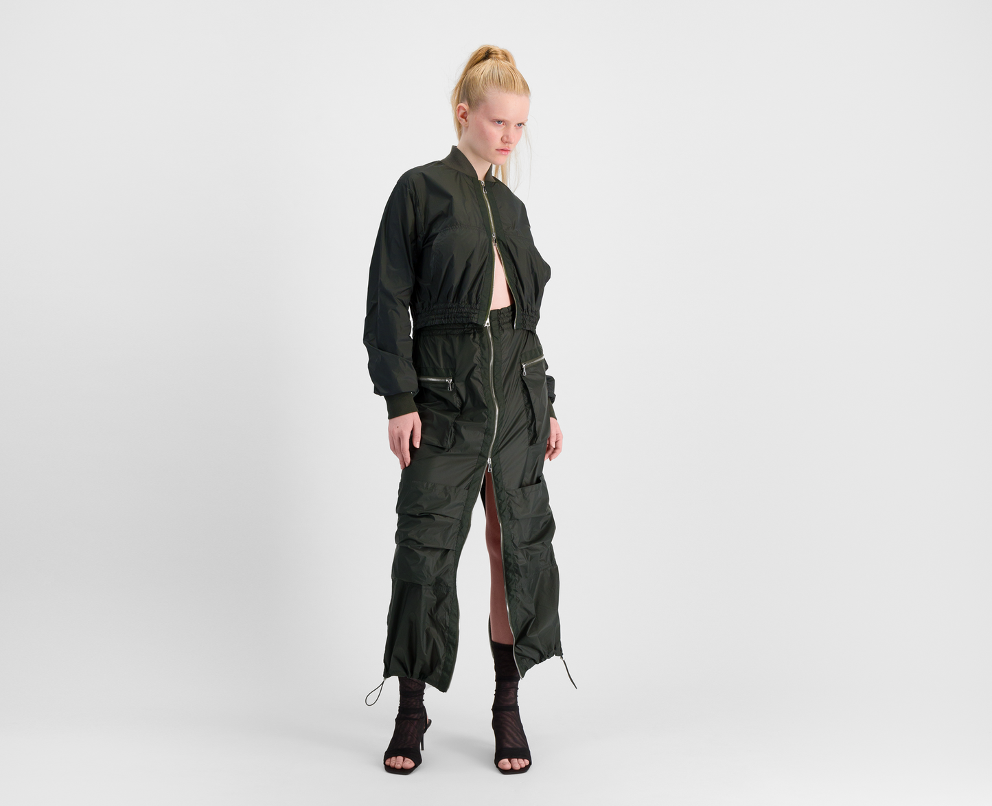 Women's Cargo Skirt, khaki