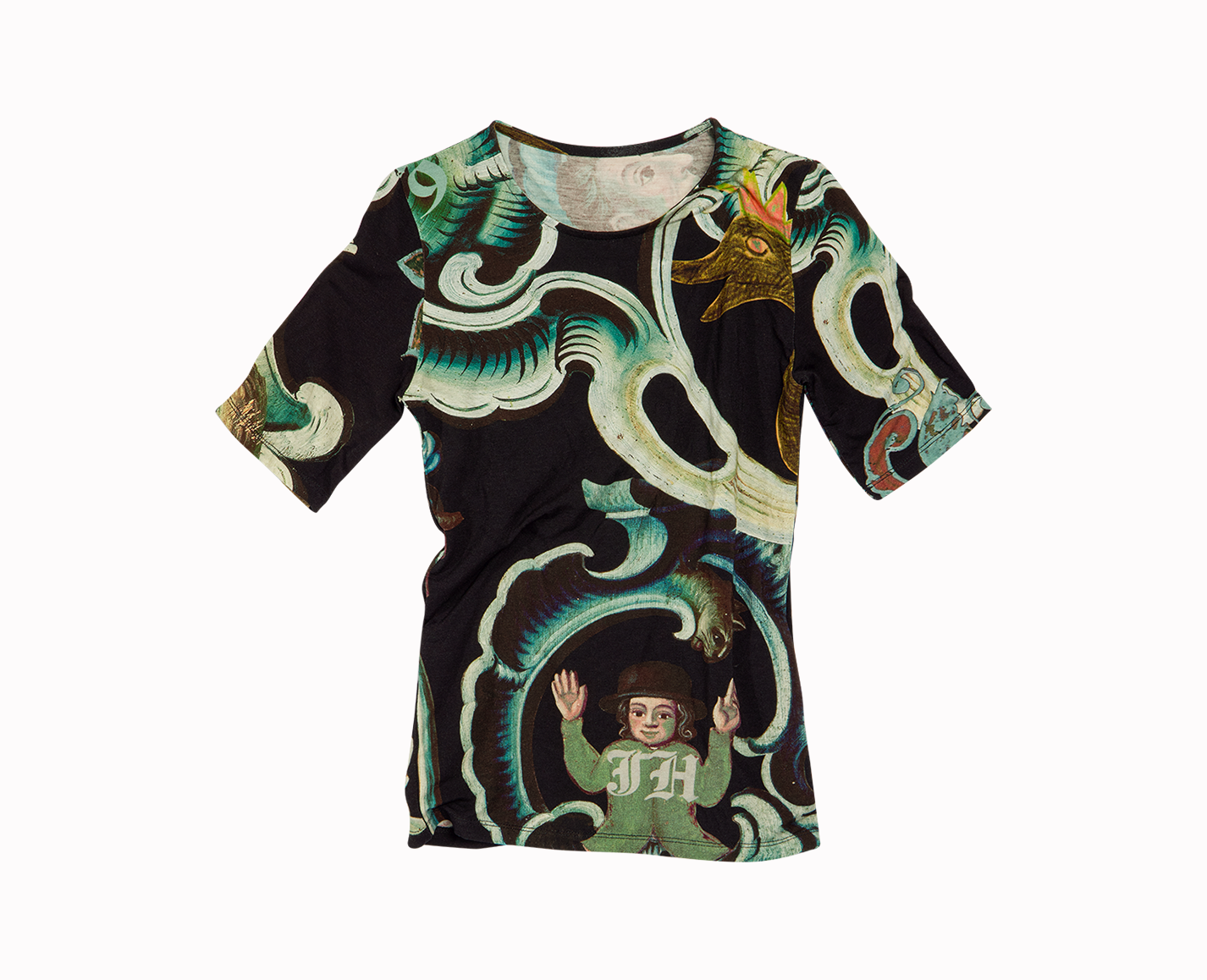 Damen Jersey Top Sui in Quentin, anthrazit