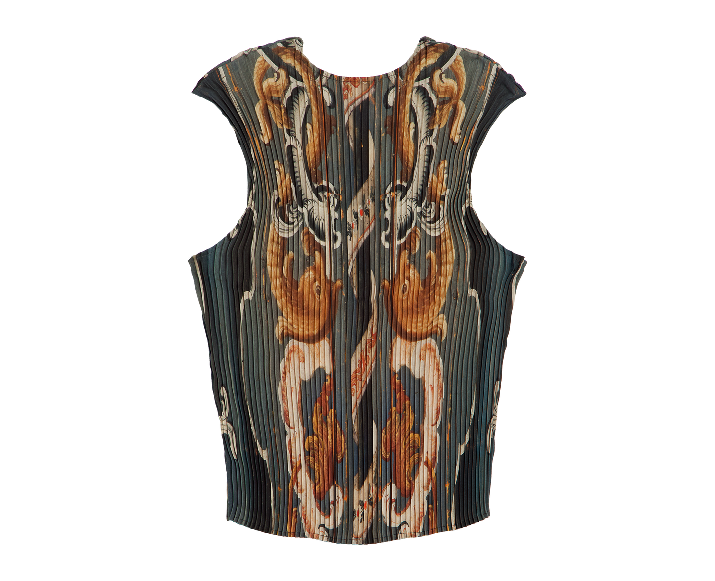 Damen plissiertes Top Thelma in Marcel, mehrfarbig