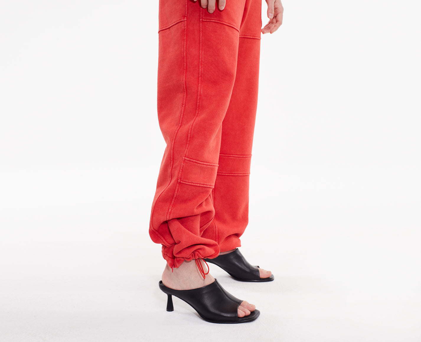 Pantalon de survêtement pour femme, rouge