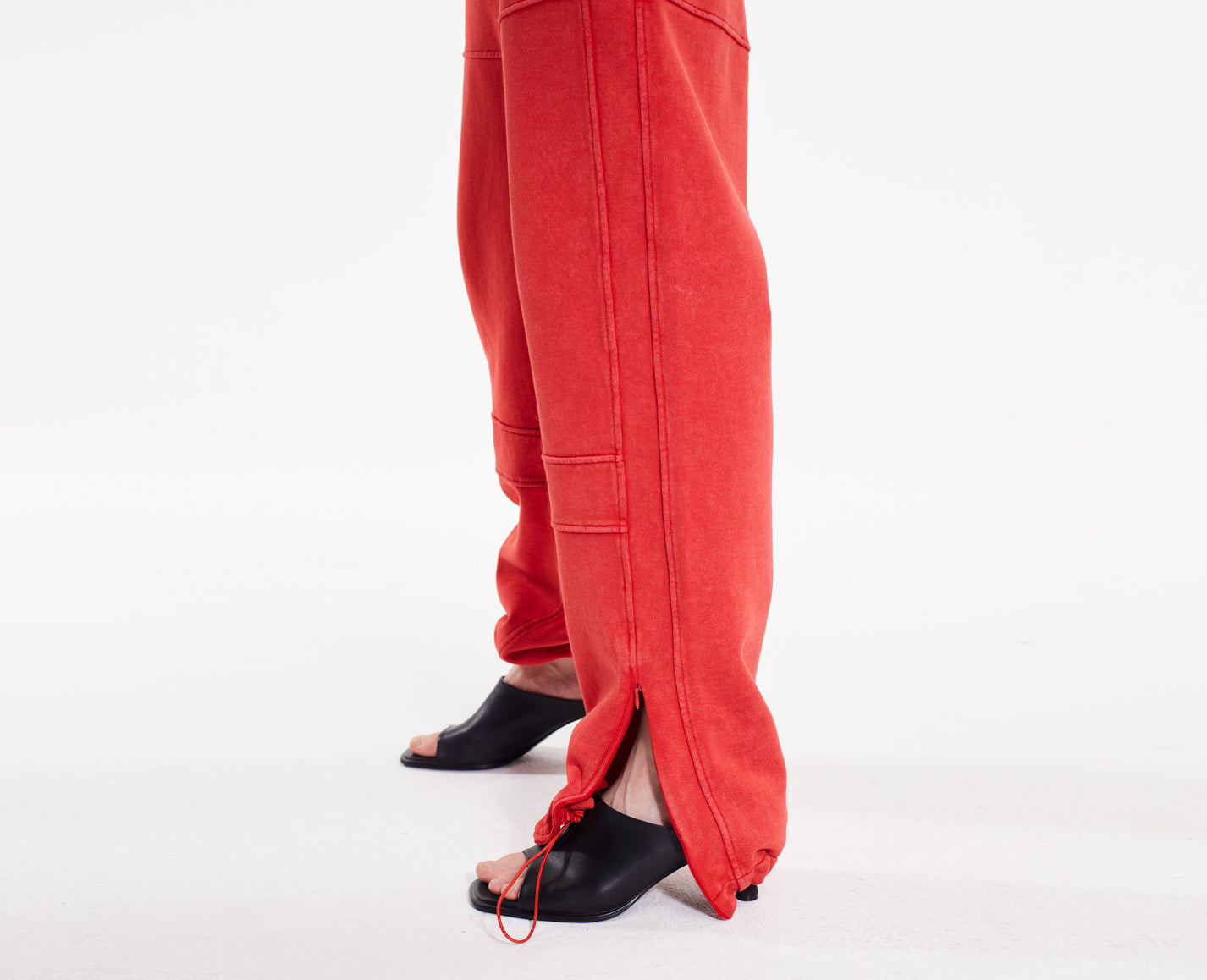 Pantalon de survêtement pour femme, rouge