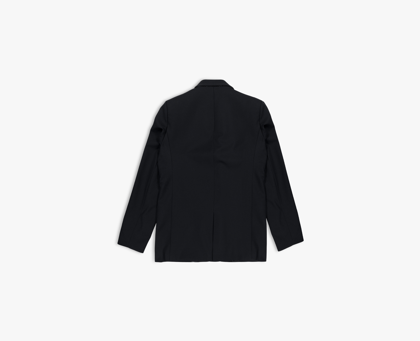 BLAZER OVERSIZE EN LAINE HOMME, BLEU MARINE