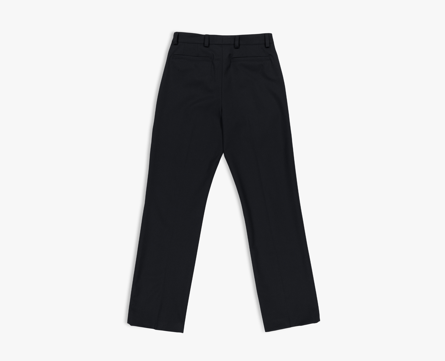 Men's wool trousers, navy blue