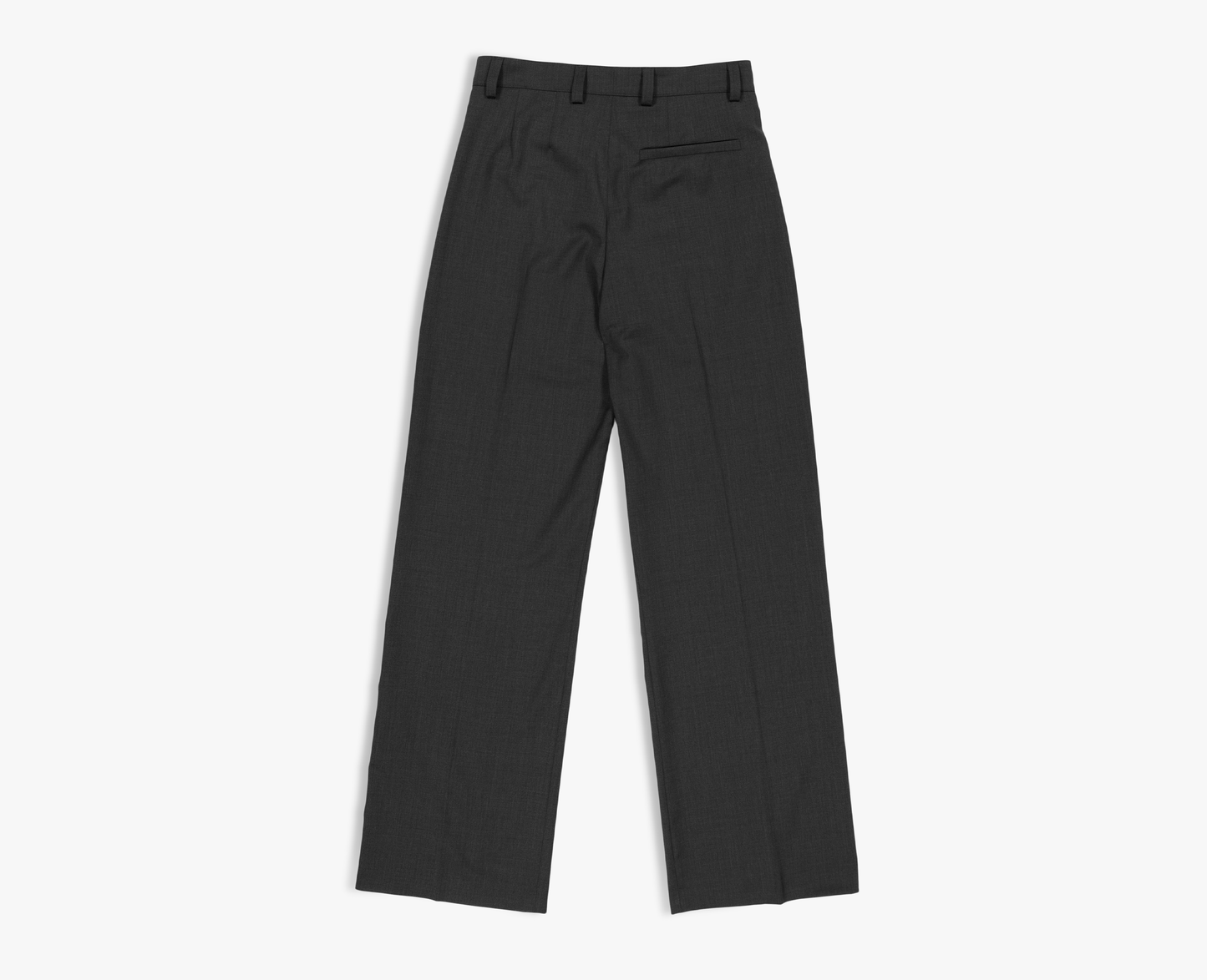 Women's wool trousers, anthracite