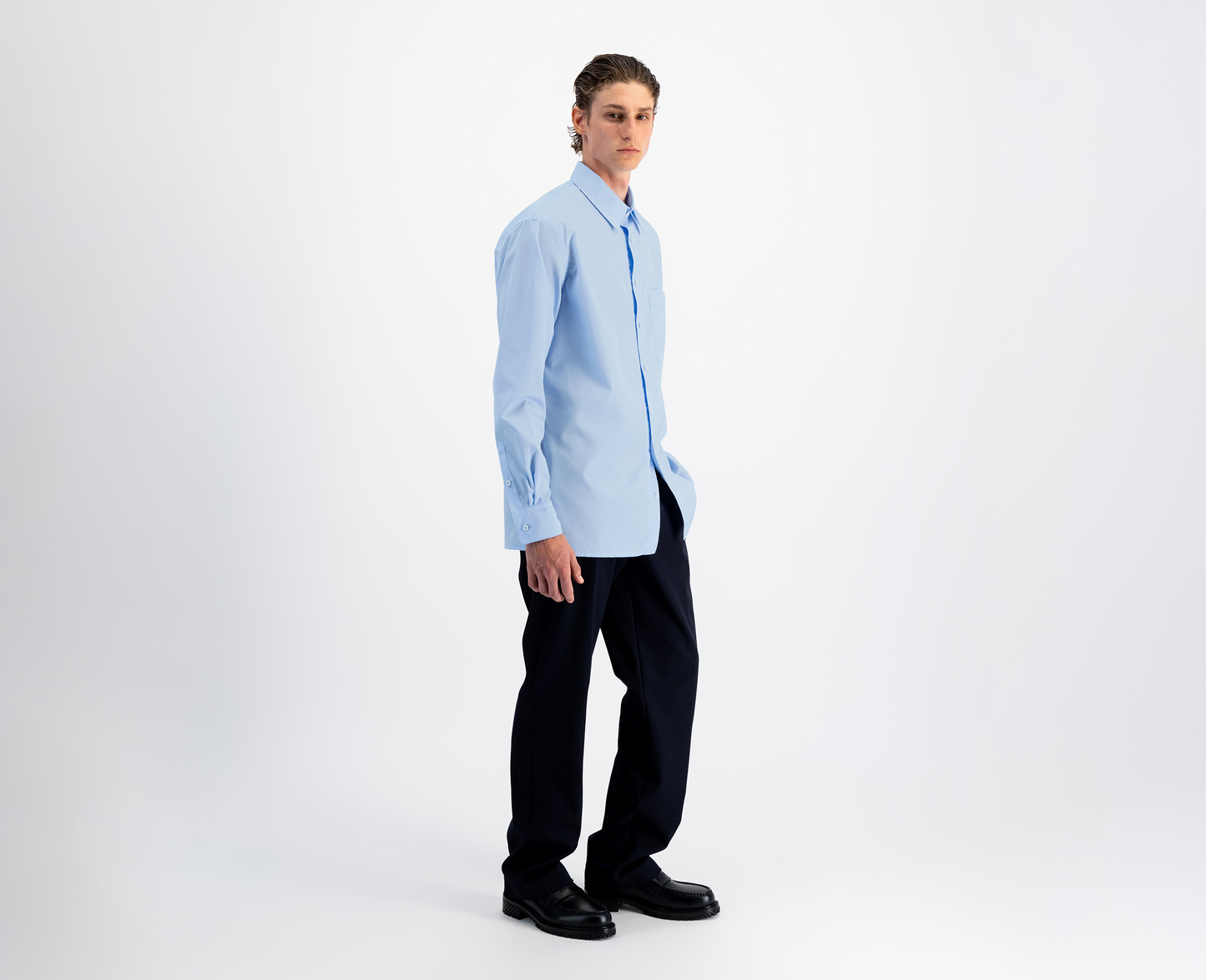 Men's shirt, light blue