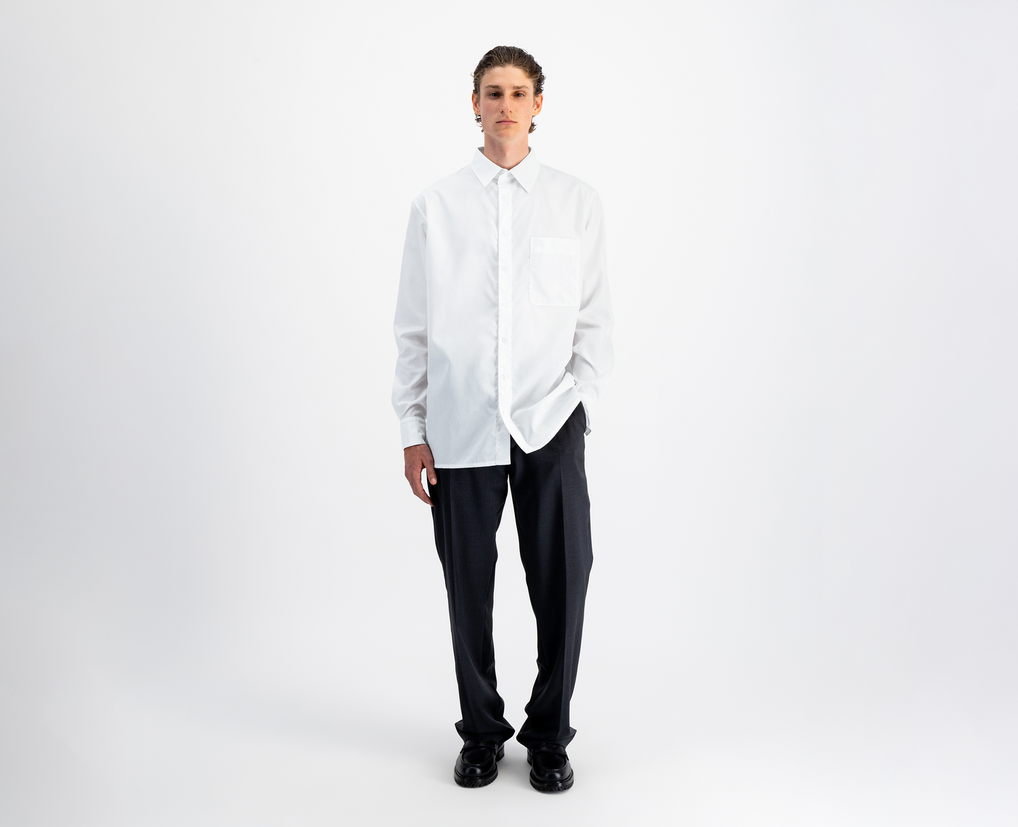 Chemise homme, blanche