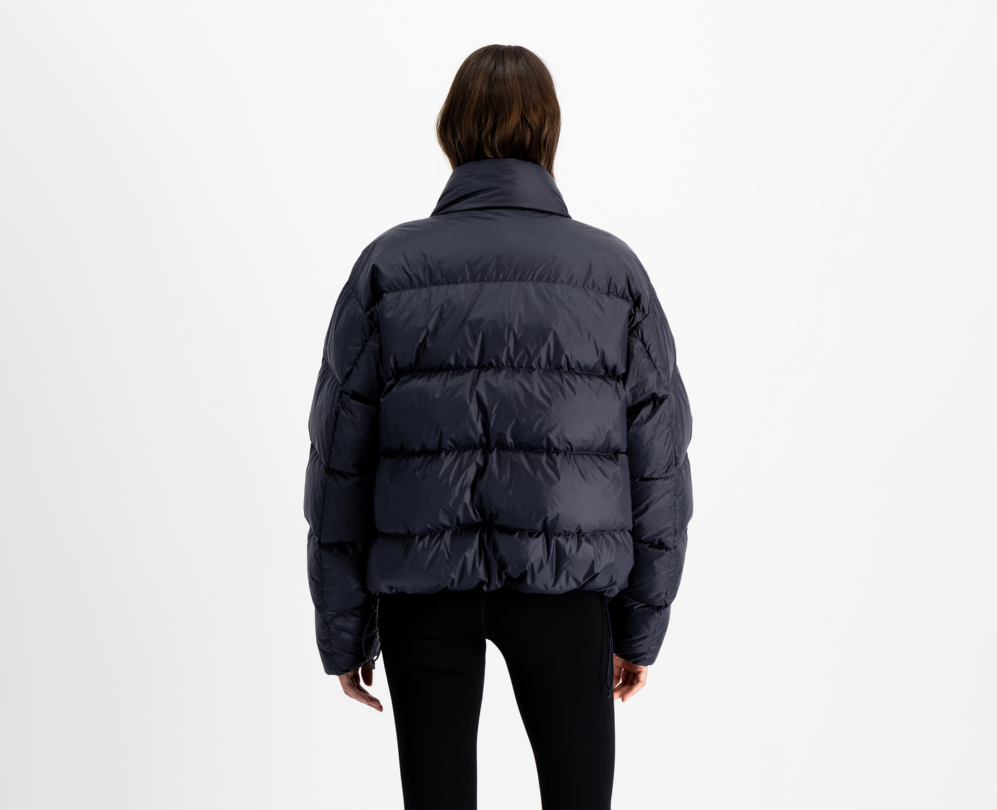 Women's down jacket, navy blue