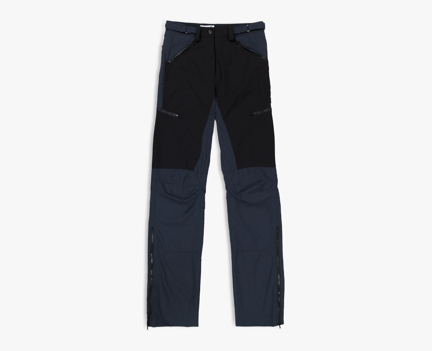 Pantalon de trekking femme, bleu/noir