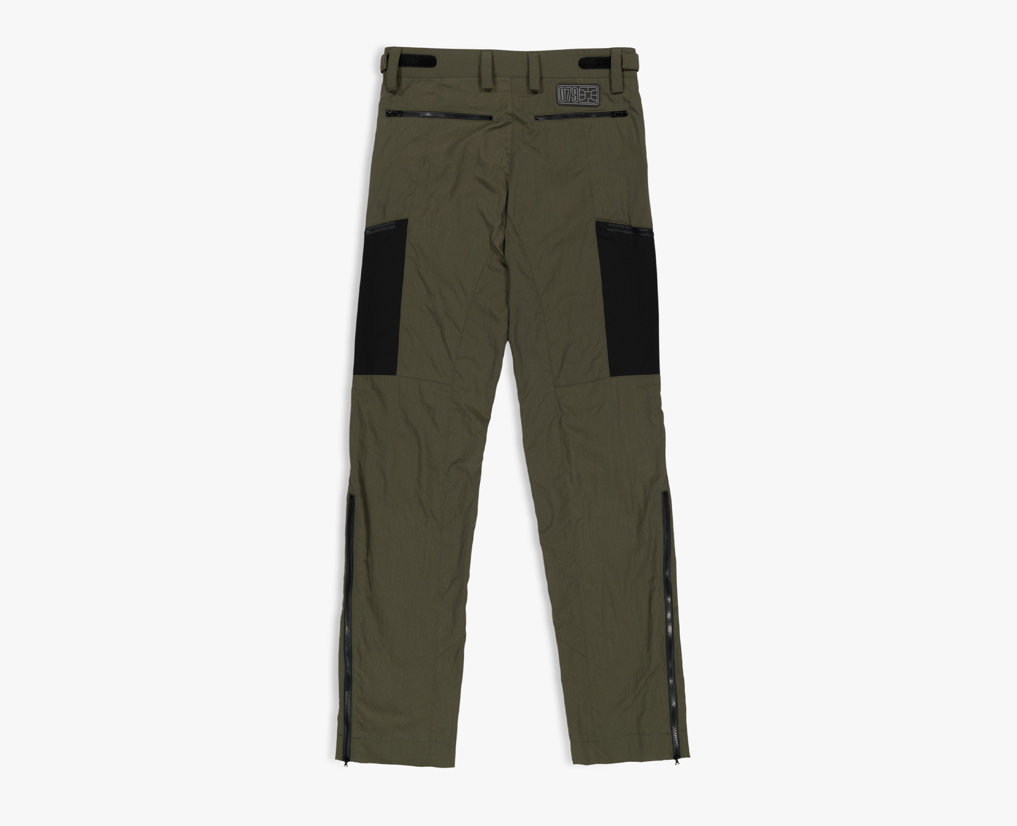 Men's trekking pants, olive/black