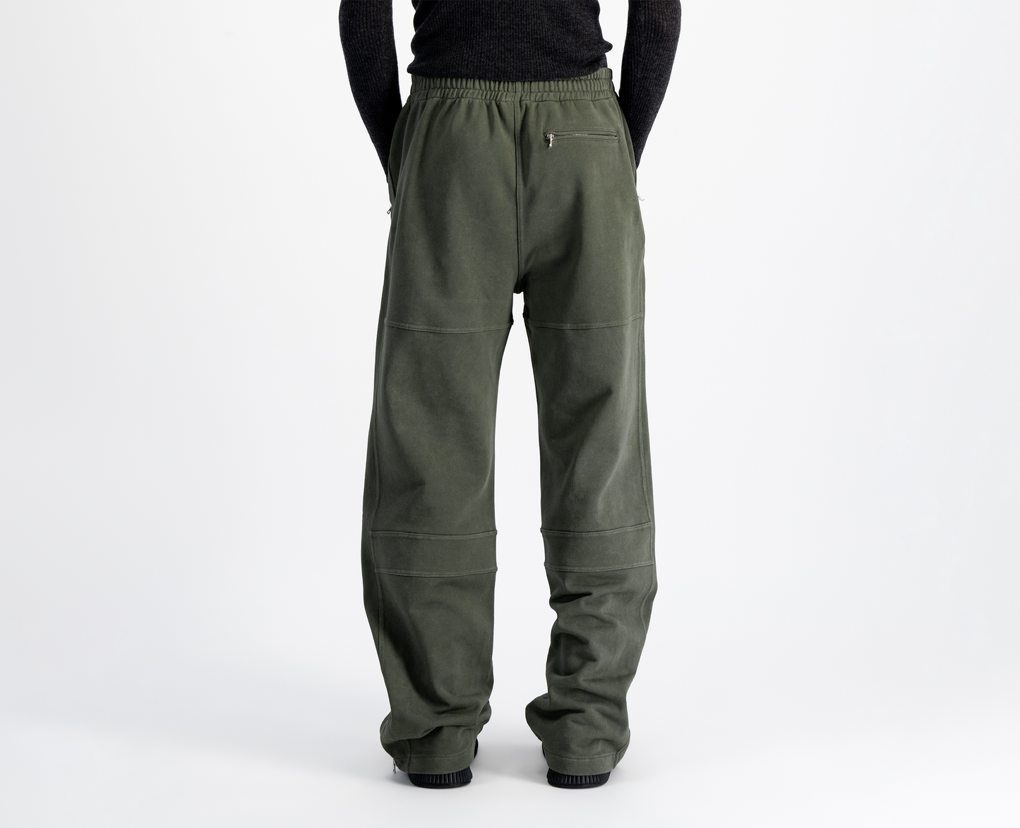 Men's track pants, moss green