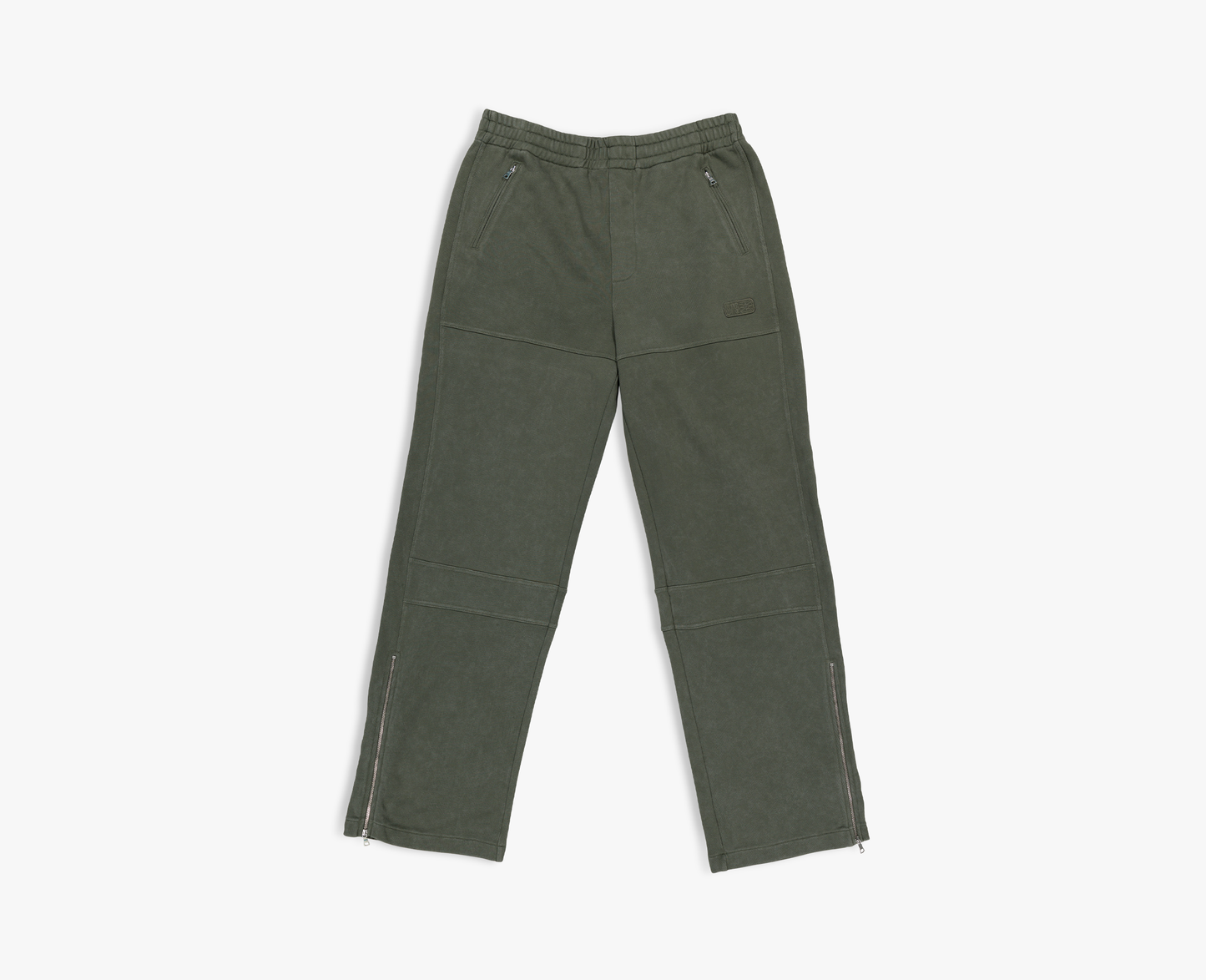 Women's track pants, moss green