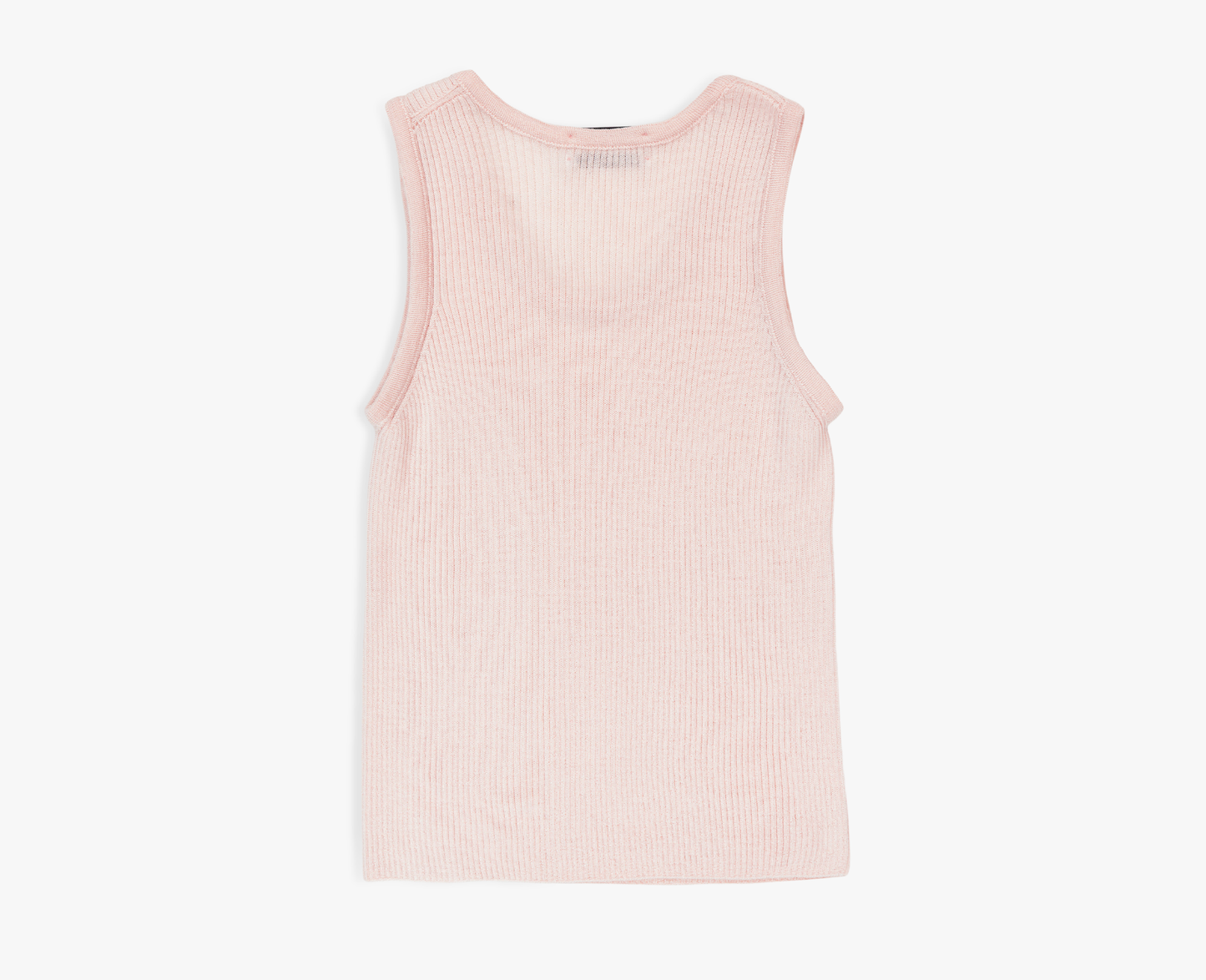 Herren Merino/Seide Tanktop, rosa